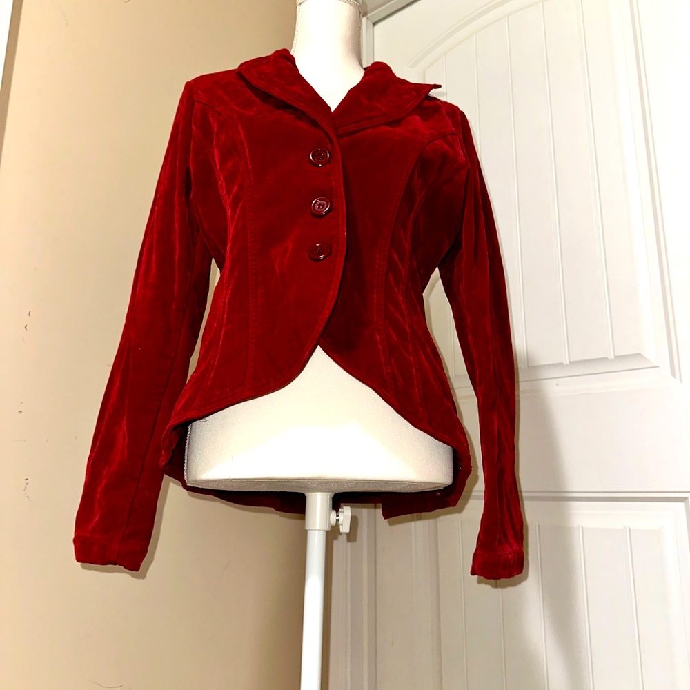 Vintage Odds n’ Even velveteen blazer…